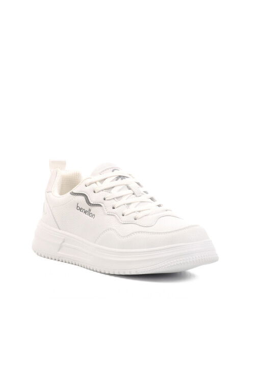 White Memory Foam Mens Sneakers BNI-11200 M