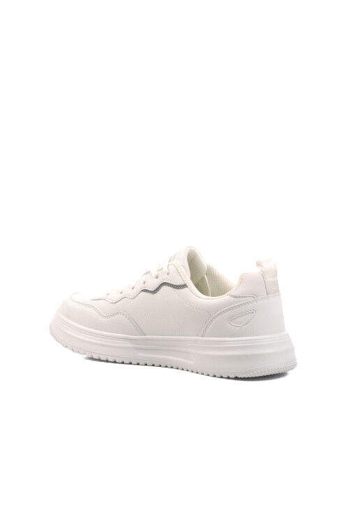 White Memory Foam Mens Sneakers BNI-11200 M