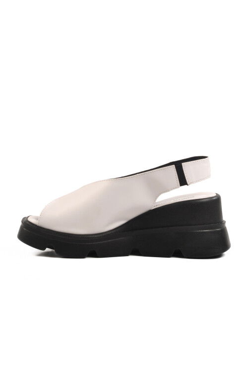 White High Sole Womens Slippers PC-7533 Z