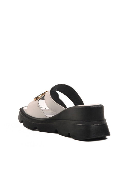 White High Sole Womens Slippers PC-7534 Z