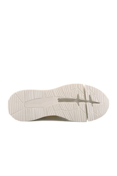 White Mesh Breathable Memory Foam Mens Sneaker Bright M