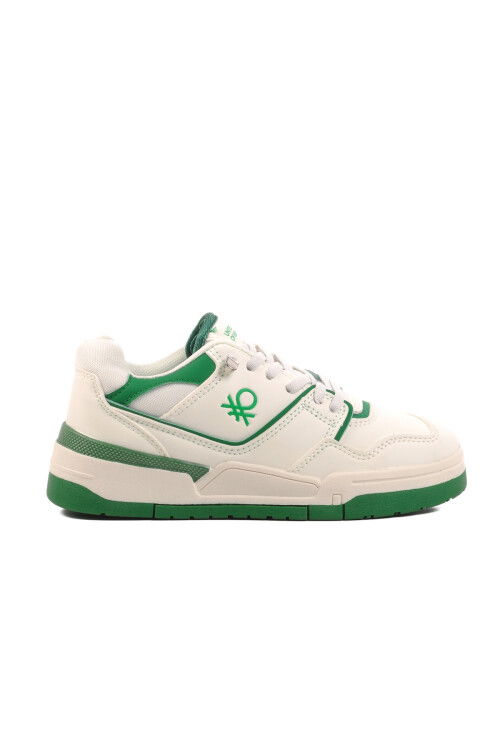 White Green Kids Sports Shoes BNI-10082 F