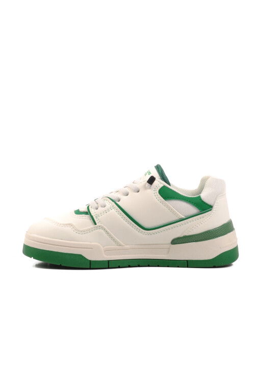 White Green Kids Sports Shoes BNI-10082 F