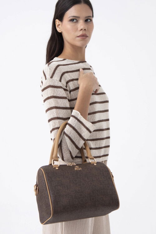 Kahve Camel  Kadın Omuz Çantası BNT-1533