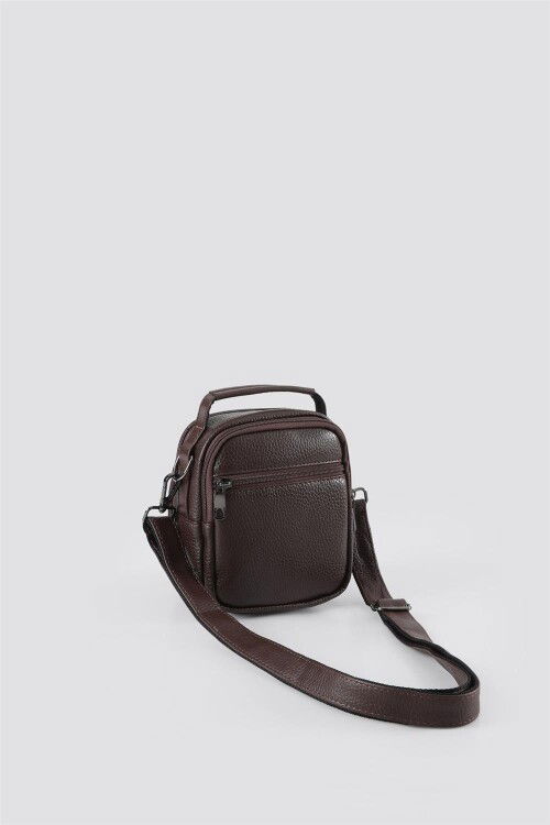 Brown Mens Hand and Shoulder Bag 31494