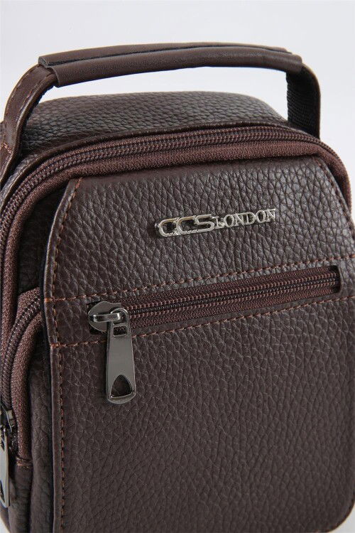 Brown Mens Hand and Shoulder Bag 31494