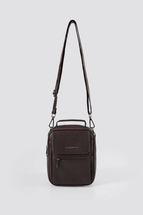 Brown Mens Hand and Shoulder Bag 31499