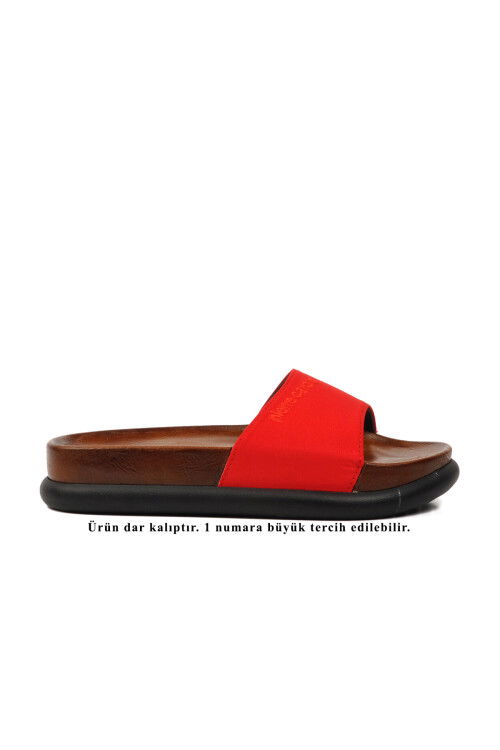 Red Womens Slippers PC-7272 Z