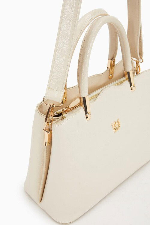 Cream Womens Hand and Shoulder Bag 930065