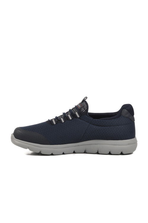 Navy Blue Knit Lightweight Mens Sneakers Flexible II M