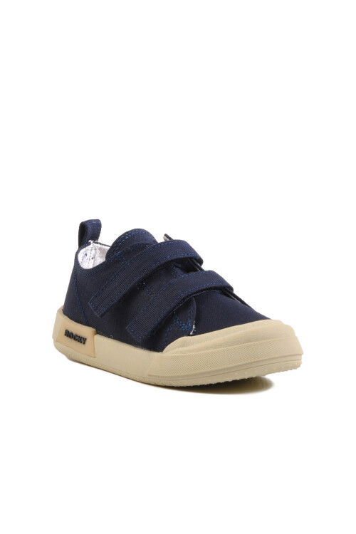 Navy Blue Velcro Unisex Kids Sports Shoes 545 P