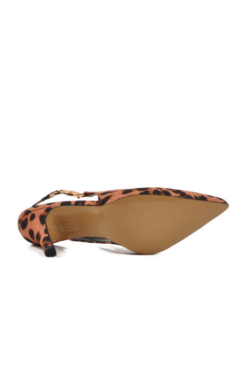 Leopard Pattern Womens Thin Heeled Shoes 312390 Z