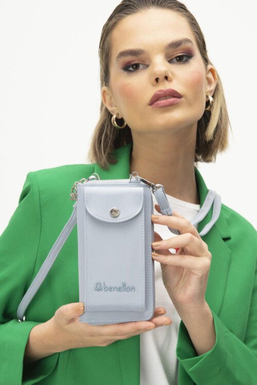 Blue Shoulder Strap Womens Wallet/Bag BNT-1213