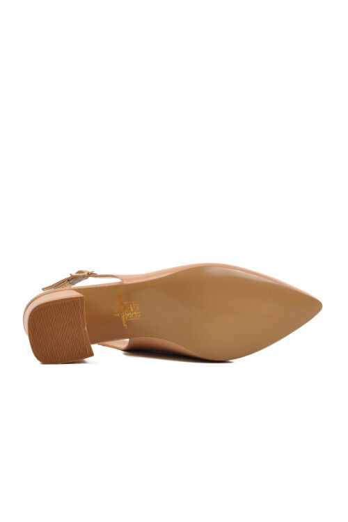 Nude Womens High Heel Shoes 598501 Z