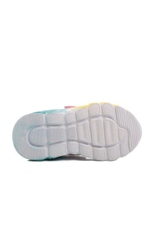 Pink Velcro Lighted Girls Sneakers BNI-10136 B