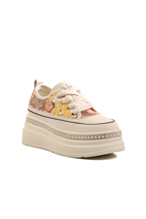 Yellow High Sole Womens Sneaker 25Y423-6 Z