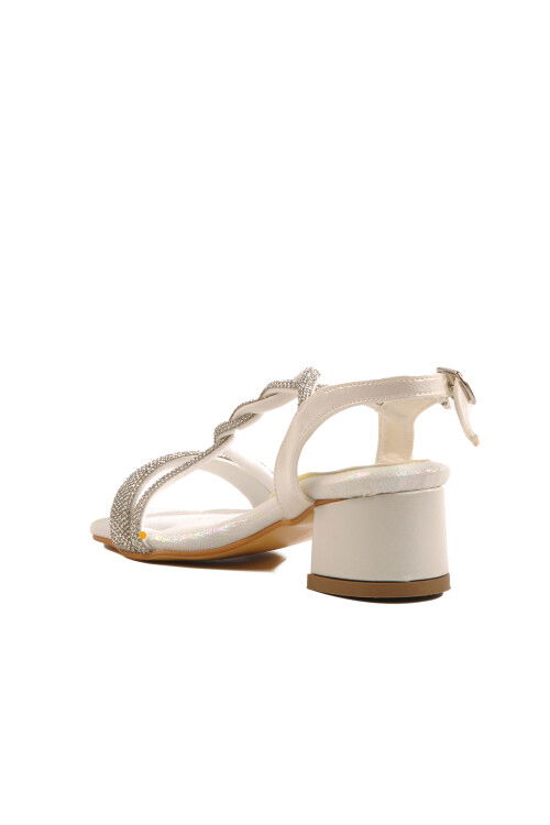 Mother of Pearl Stone Girls Sandals 07 P