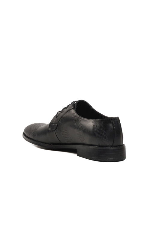 Black Antique Genuine Leather Mens Classic Shoes 505429 M