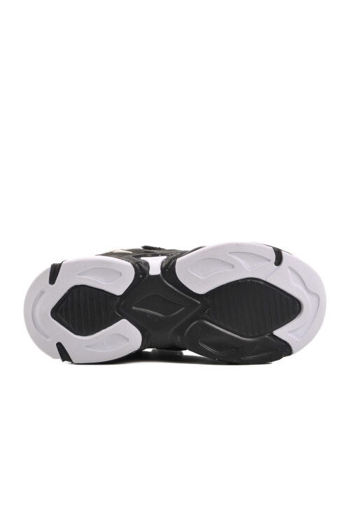 Black and White Velcro Childrens Sports Shoes BNI-11033 F