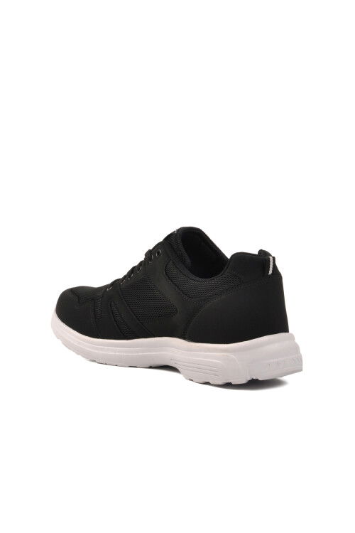 Black and White Mesh Lightweight Large Size Mens Sneakers 020 M