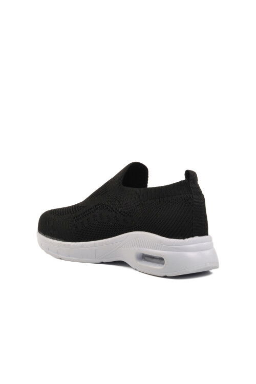 Black-White Anorak Lightweight Womens Sneakers 2416 Z