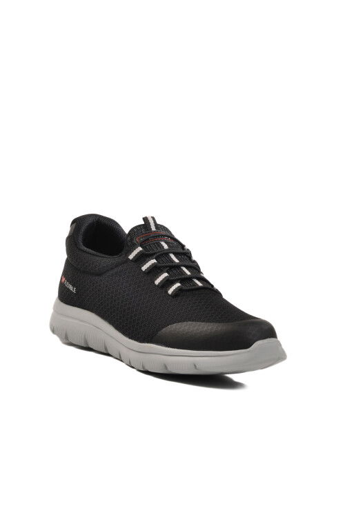 Black Ice Knit Lightweight Mens Sneakers Flexible II M