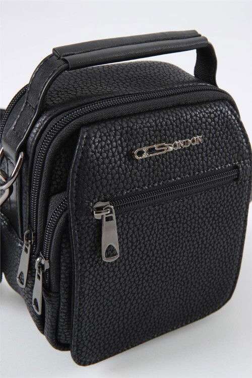 Black Mens Hand and Shoulder Bag 31494