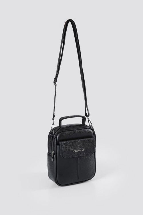 Black Mens Hand and Shoulder Bag 31498