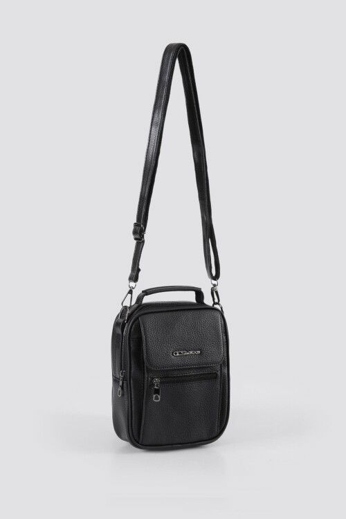 Black Mens Hand and Shoulder Bag 31499