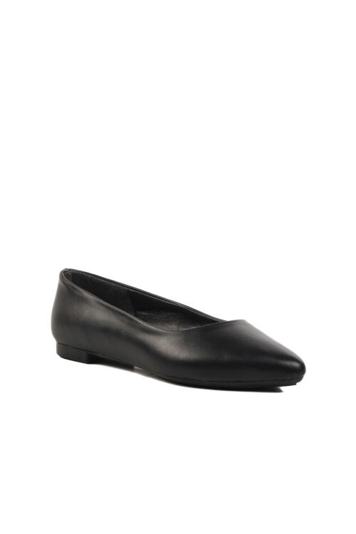 Black Light Thin Sole Womens Ballerinas 209118 Z