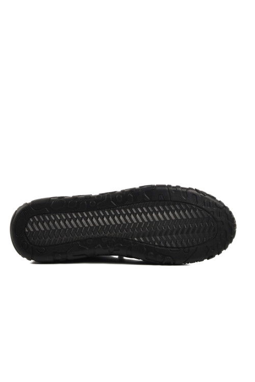 Black Genuine Leather Womens Casual Shoes 353-1 Z