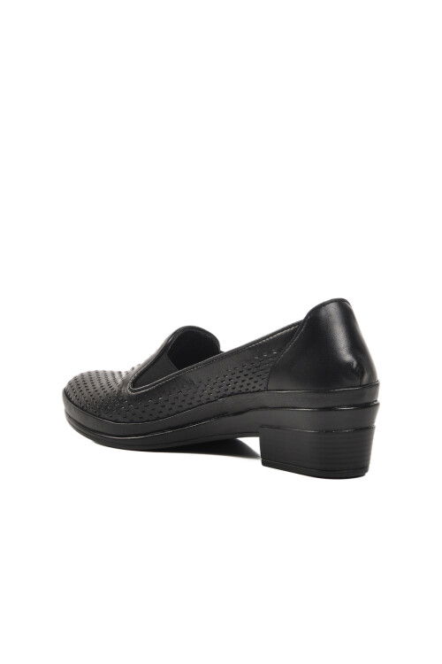 Black Genuine Leather Anatomic Womens Classic Shoes Z230 Z