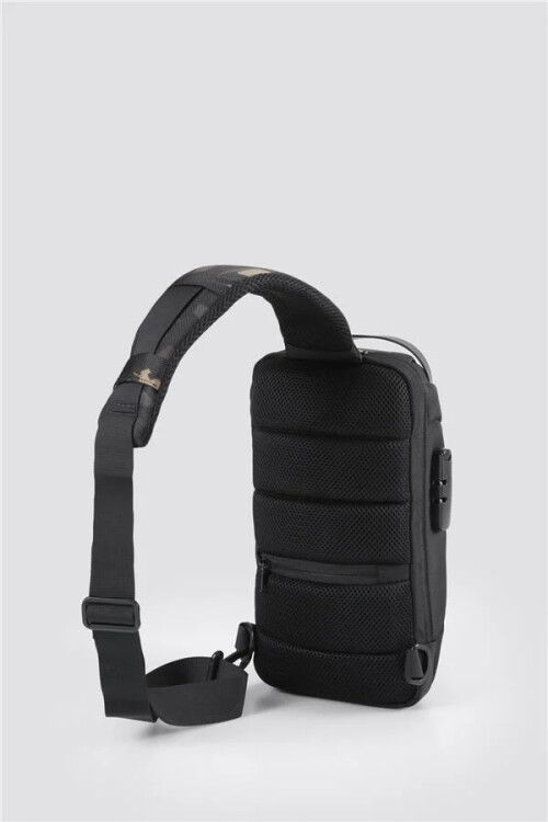 Black Crossbody Unisex Chest and Backpack 51463