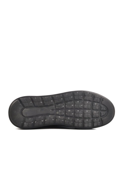 Black Nubuck Genuine Leather Mens Casual Shoes 396149 M