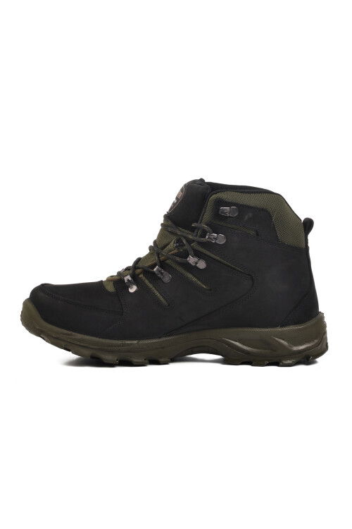 Black Nubuck-Khaki Waterproof Mens Outdoor Boots M5558 M