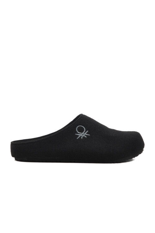 Black Textile Mens Home Slippers BN-30461 M