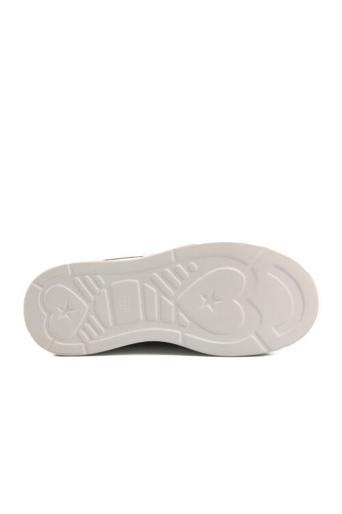 Black High Sole Stone Embroidered Womens Sneaker 25Y423-1 Z