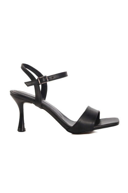 Black Womens High Heel Sandals 448189 Z