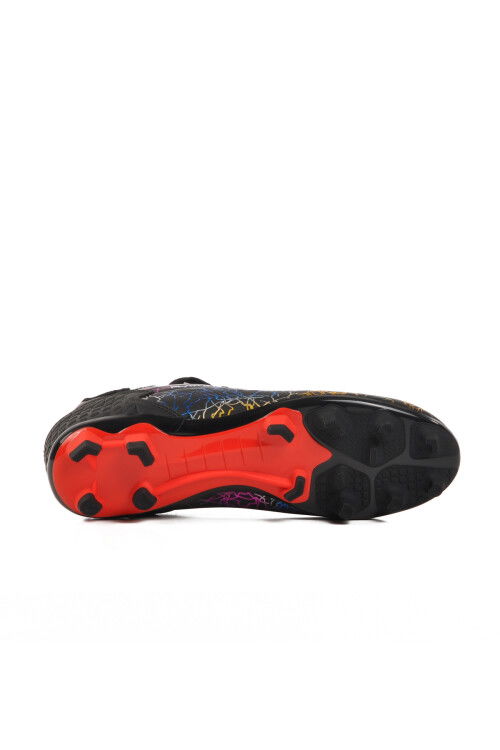 Black Boys Ankle Elastic Cleats GK-251-148 G