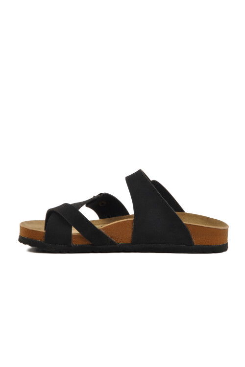 Black Lightweight Unisex Slippers 20-320 G