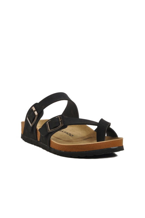 Black Lightweight Unisex Slippers 20-320 G