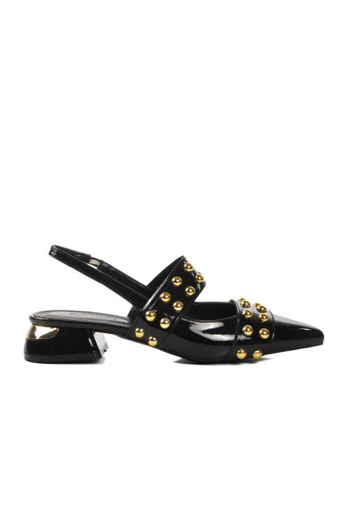 Black Patent Leather Womens Evening Shoes 575023 Z