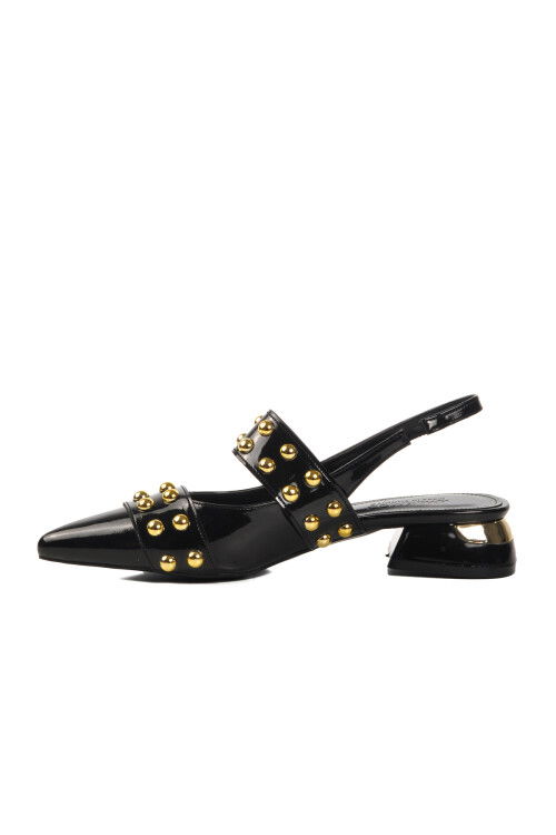 Black Patent Leather Womens Evening Shoes 575023 Z