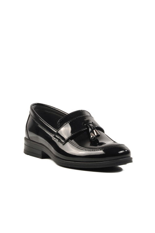 Black Patent Leather Boys Classic Shoes 3040 P
