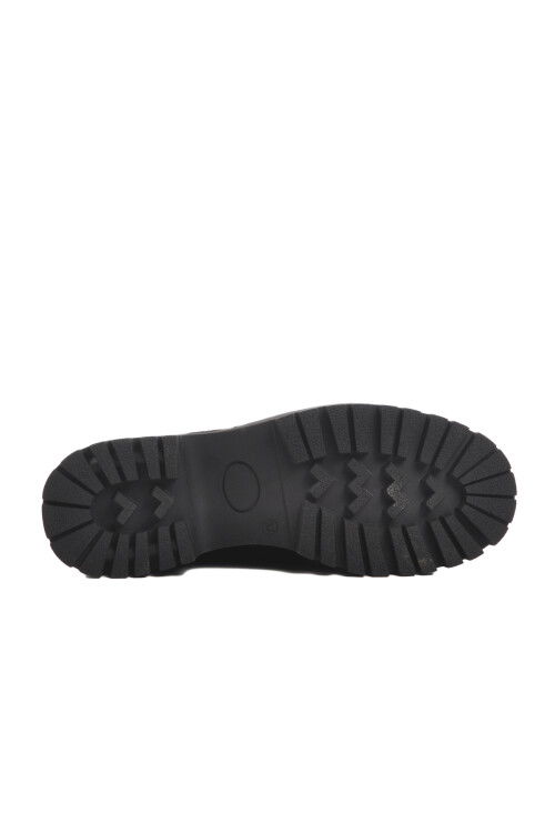 حذاء كاجوال نسائي من جلد الغزال الأسود PC-54319 Z