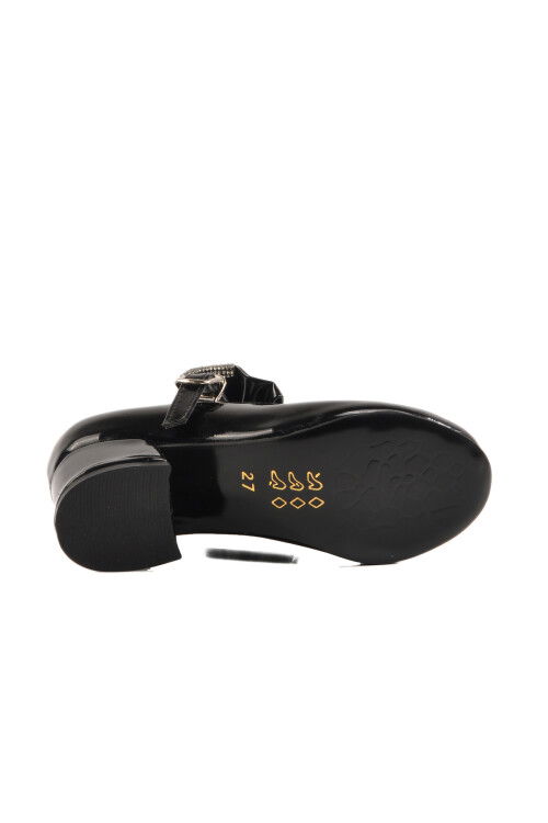 Black Bowknot Ribboned Girl Ballerina Flats 36 P