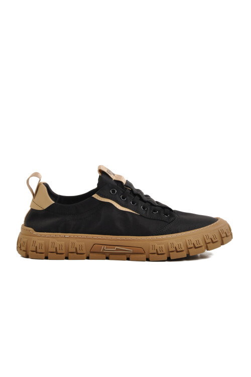 Black Light Textile Mens Casual Shoes 25Y518 M