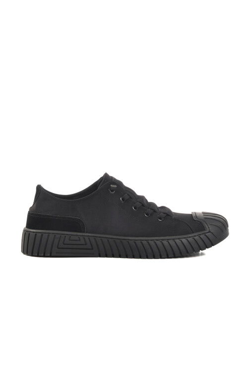 Black Textile Memory Foam Mens Sneakers Vigor G