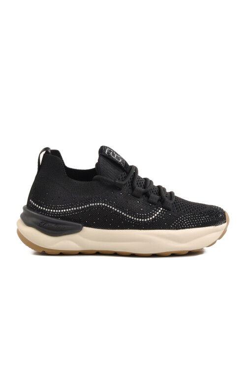 Black Knit Lightweight Womens Sneaker 25Y310-4 Z