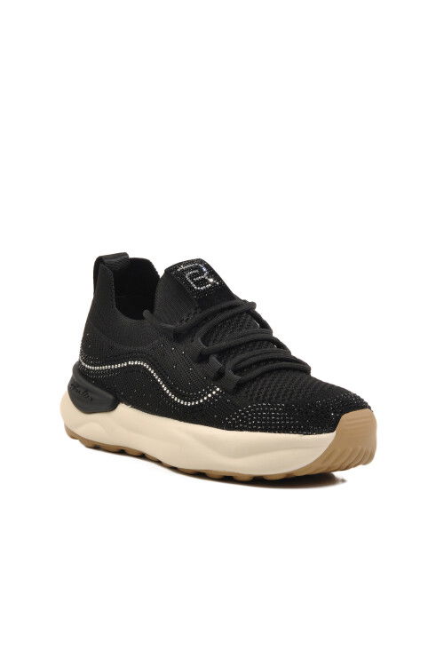 Black Knit Lightweight Womens Sneaker 25Y310-4 Z